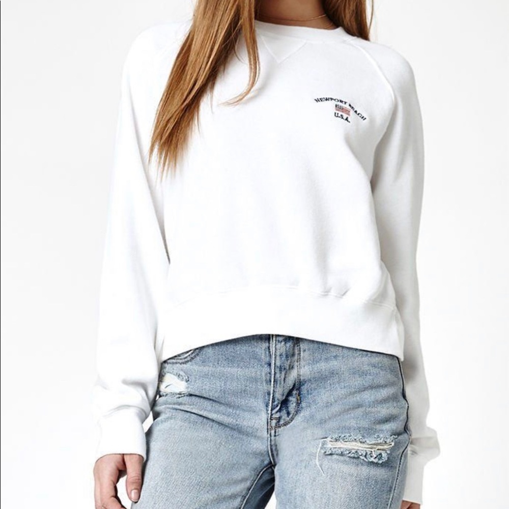 John Galt sweatshirt, cropped neck